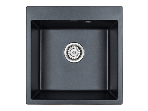 Кухонная мойка Paulmark KANTE 50 PM105152-BLM 50х50 цвет черный